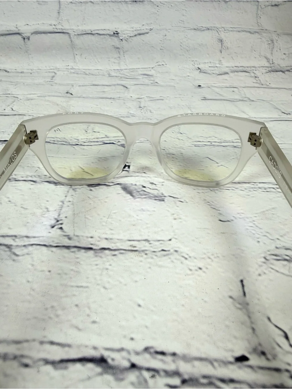 Caddis Miklos 2.0 Blue Light Progressive Readers Matte Clear Excellent Condition